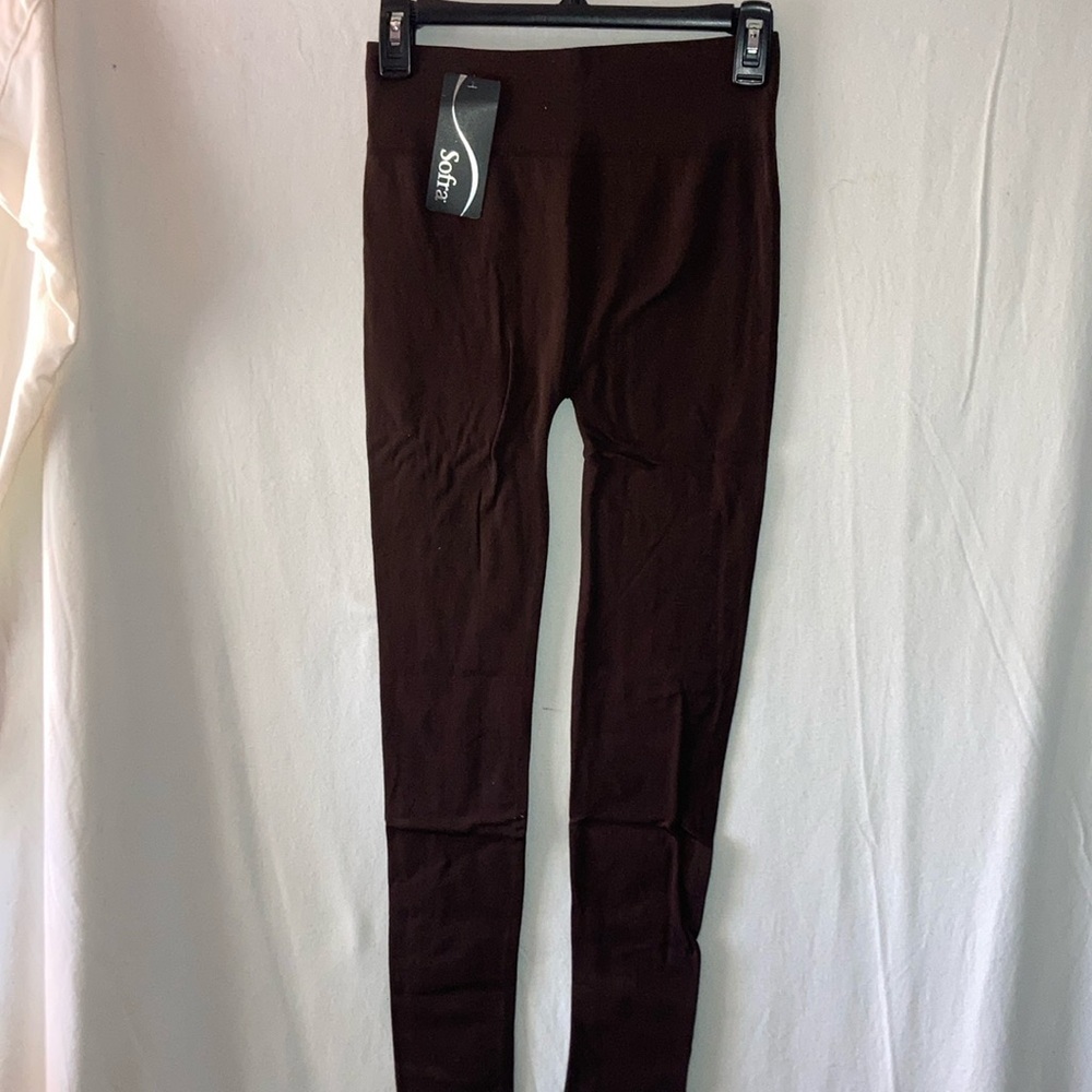 NWT SOFRA FLEECE LINED LEGGINGS